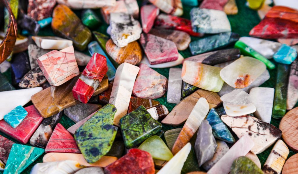 Decorative colorful stones
