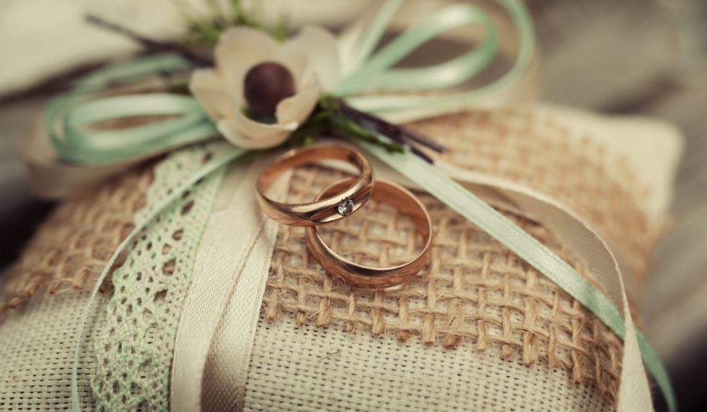 copper wedding rings